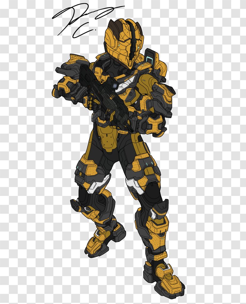 Halo 5: Guardians Halo: Reach 4 Combat Evolved Anniversary Master Chief - Art - Fan Transparent PNG