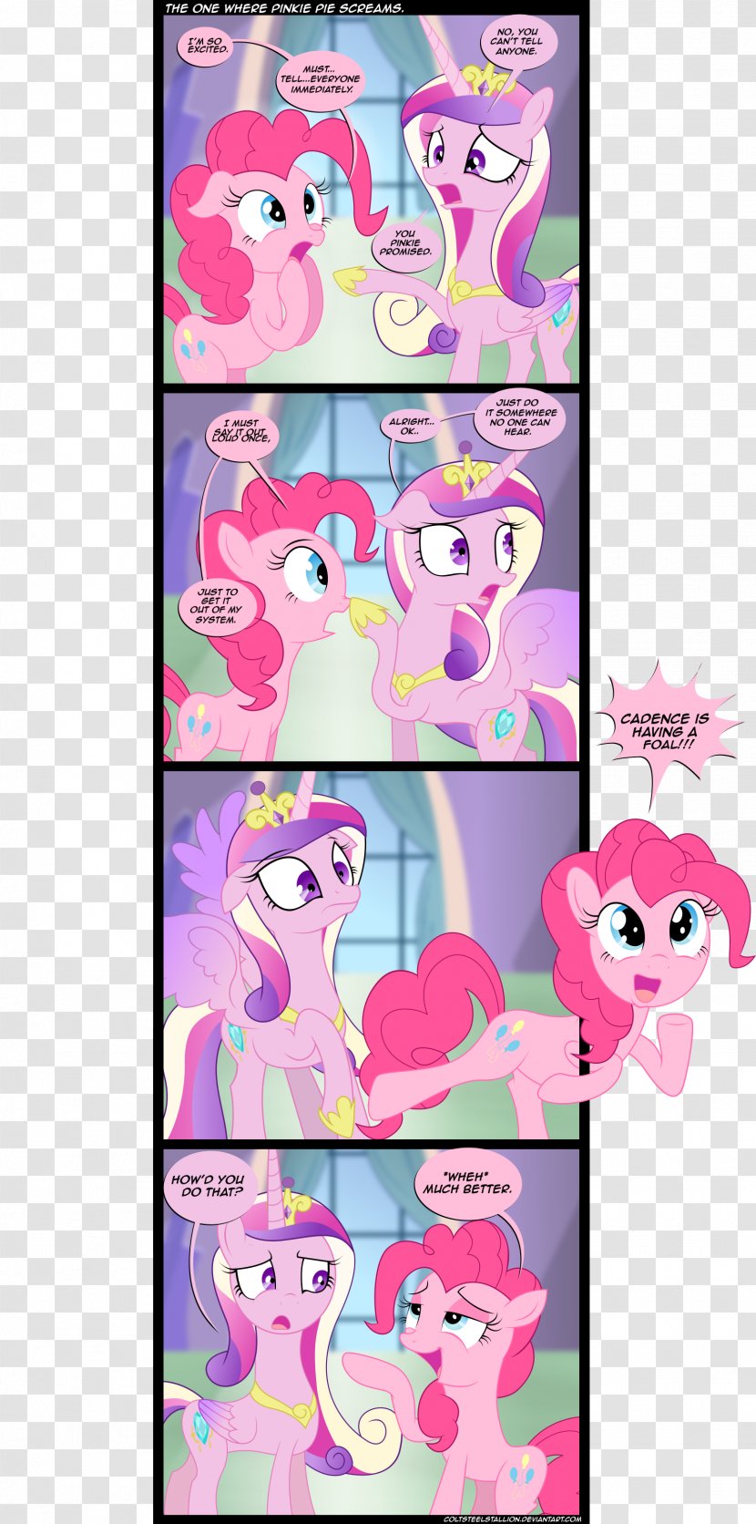 Pinkie Pie My Little Pony Fourth Wall Rainbow Dash - Inkpad Transparent PNG