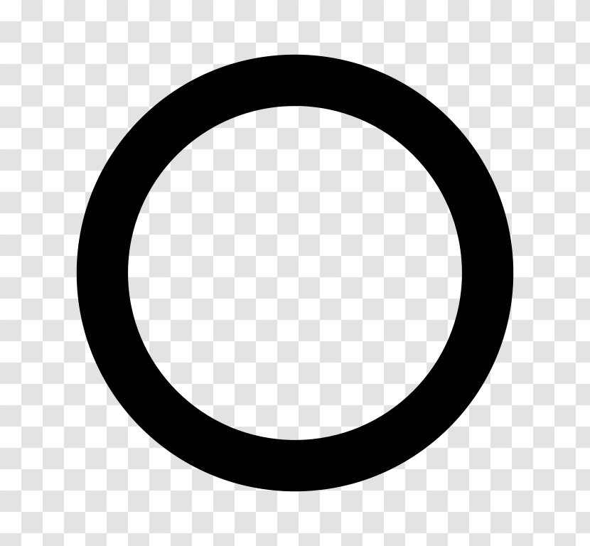 Clip Art - Black And White - Circle Transparent PNG