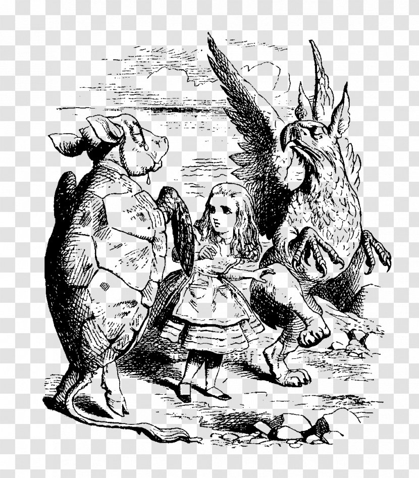 Alice's Adventures In Wonderland The Annotated Alice Mock Turtle Through Looking-Glass, And What Found There Gryphon - Chicken Transparent PNG