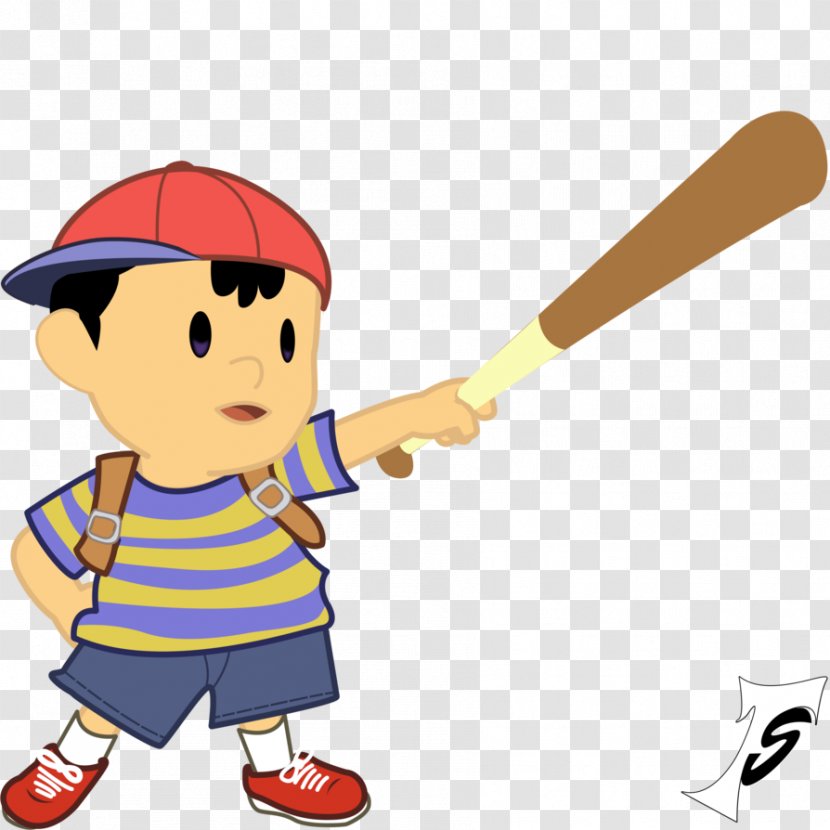 EarthBound Mother 3 Super Smash Bros. For Nintendo 3DS And Wii U Ness - Bros Brawl - Baseball Transparent PNG