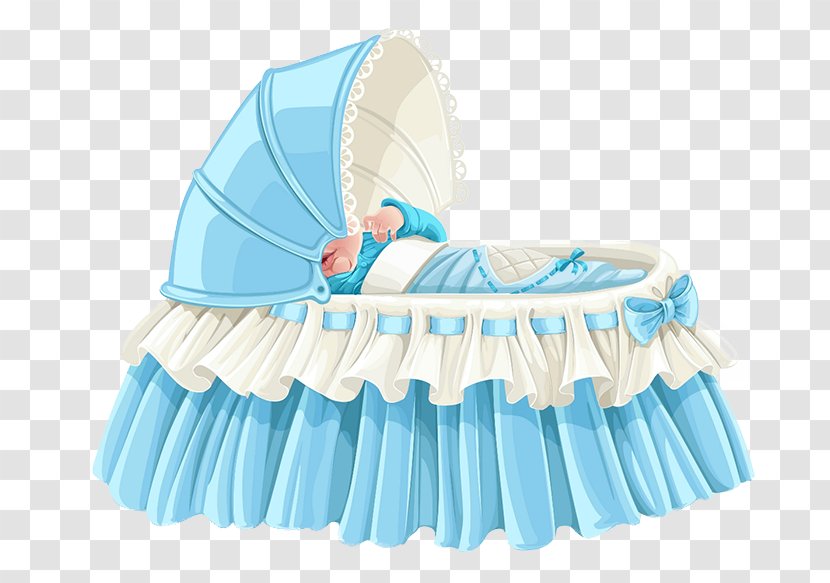 Cots Child Infant Blue Bed Transparent PNG