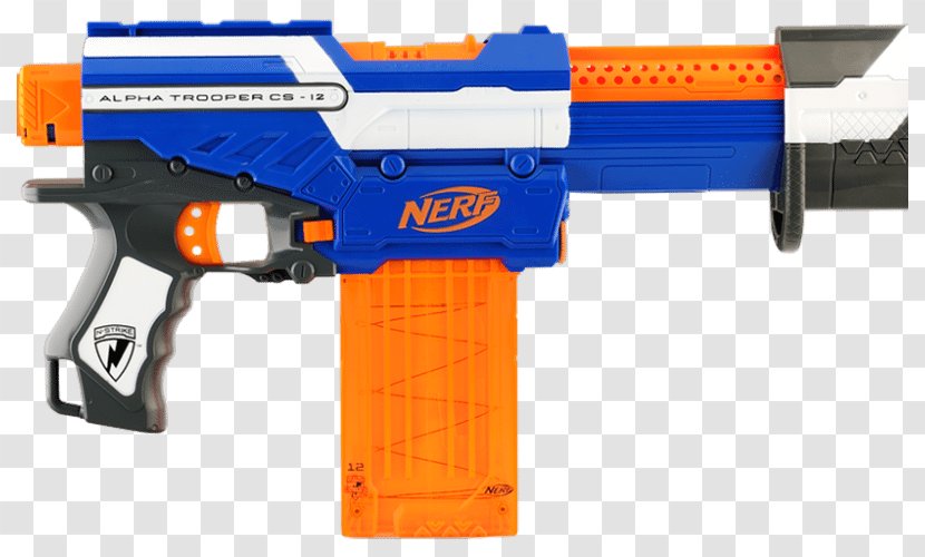 Nerf N-Strike Elite Blaster Toy - Air Gun Transparent PNG