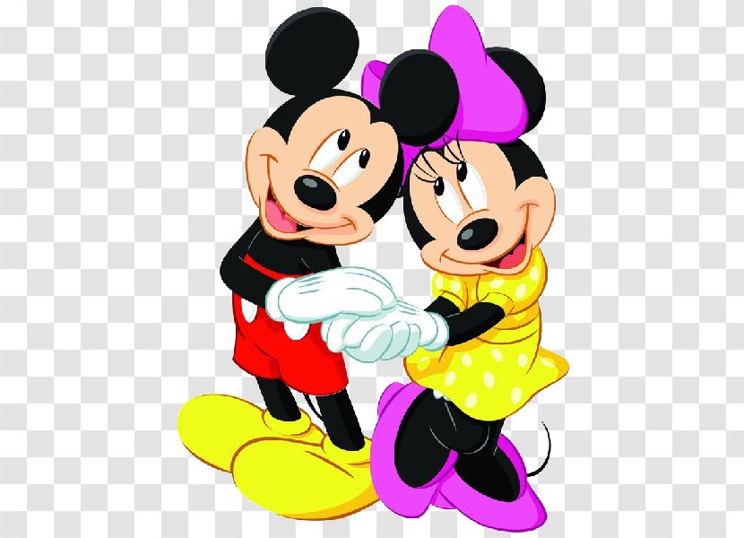 Mickey Minnie Mouse Drawing, HD Png Download - kindpng