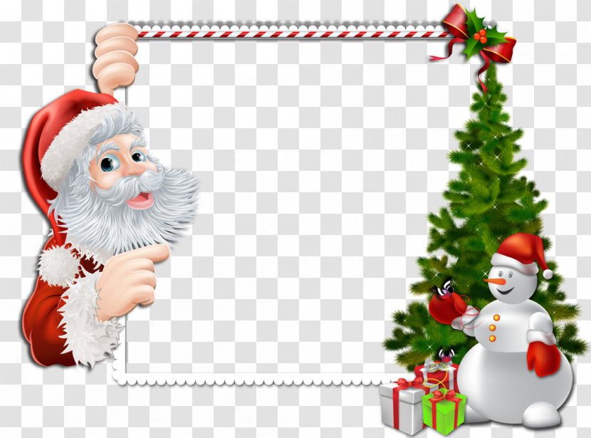 Santa Claus Picture Frames Christmas Clip Art - Photography Transparent PNG
