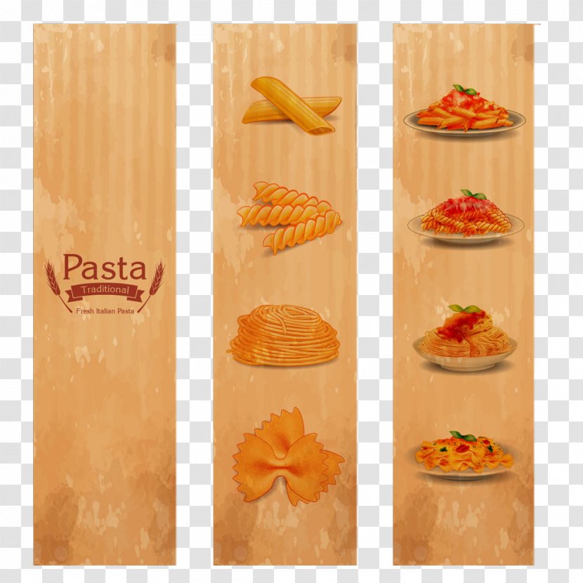 Italian Cuisine Pasta Chinese Noodles Seafood Pizza - Menu - Food Vector Transparent PNG
