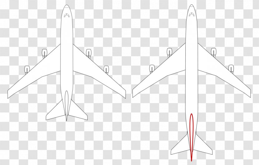 Airplane Aircraft Wing Dutch Roll Directional Stability - Line Art Transparent PNG