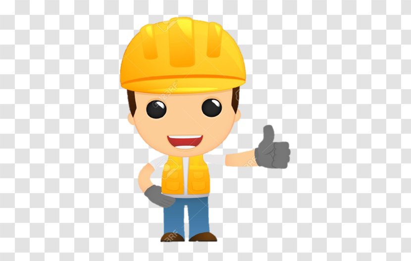 Vector Graphics Cartoon Clip Art Image Drawing - Fictional Character - Construction Worker Transparent PNG