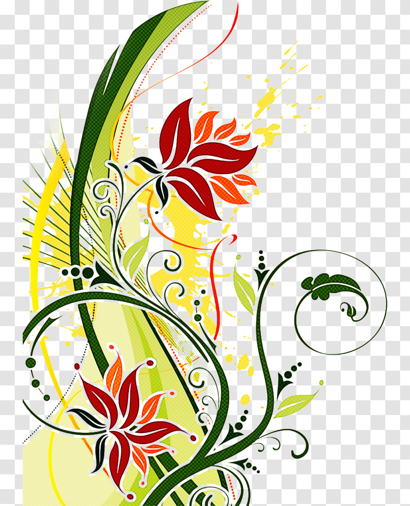 Floral Design Transparent PNG