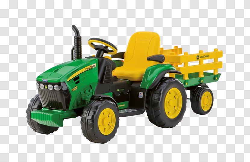 John Deere Ground Force IGOR0047 Peg Perego Tractor Electricity - Wagon Transparent PNG