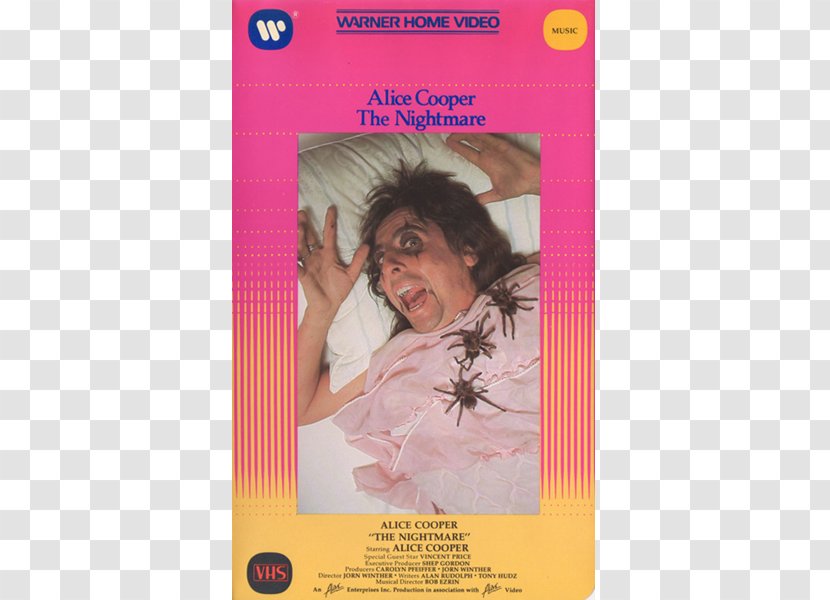 Jason Voorhees Welcome To My Nightmare Vincent Price VHS DVD - Alice Cooper Transparent PNG