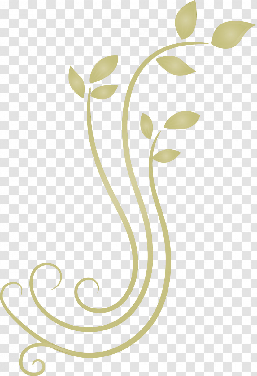 Leaf Line Font Pattern Plant Transparent PNG