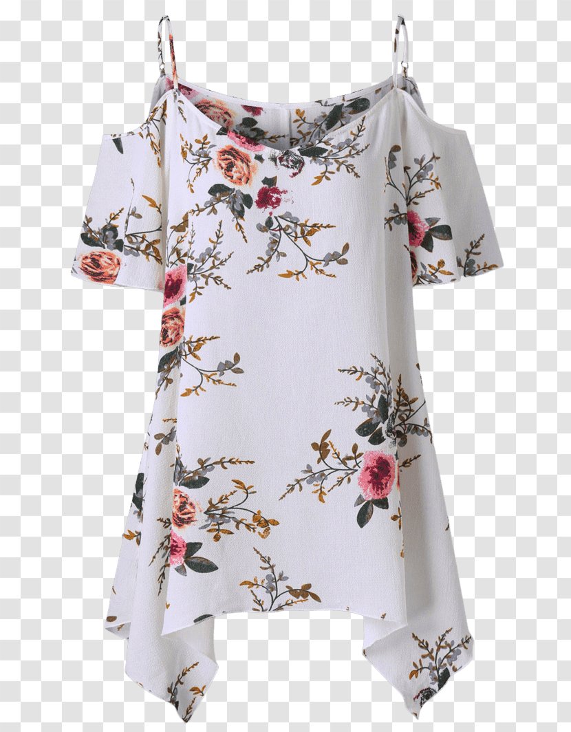 T-shirt Blouse Sleeve Shoulder Dress - Plus-size Clothing Transparent PNG