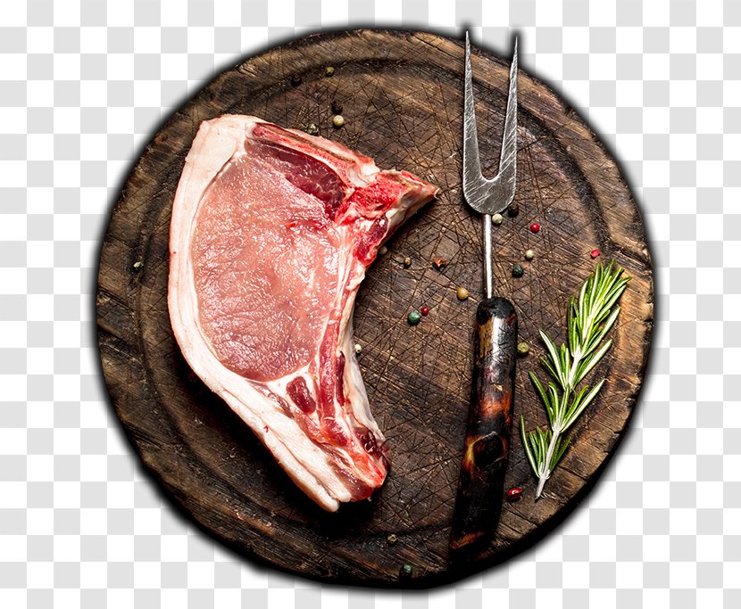 Prosciutto Game Meat Ham Raw - Heart Transparent PNG