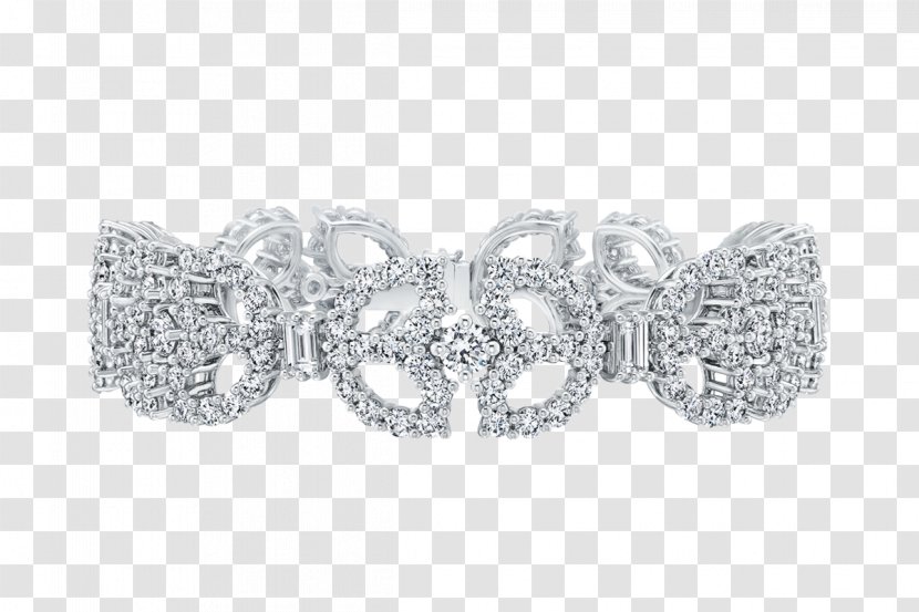 Bracelet Earring Harry Winston, Inc. Jewellery Diamond - Silver Transparent PNG