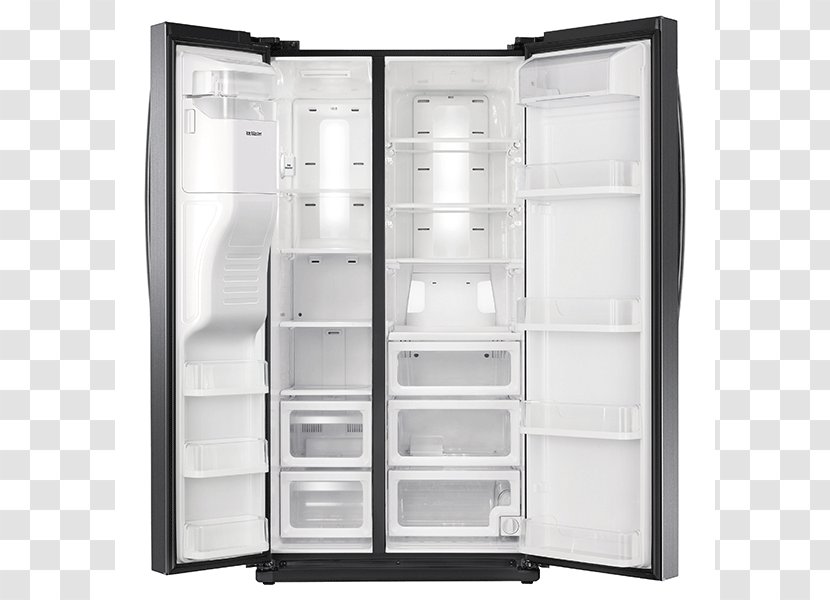 Samsung RS25H5111 Refrigerator RS265TD Ice Makers - Energy Star Transparent PNG
