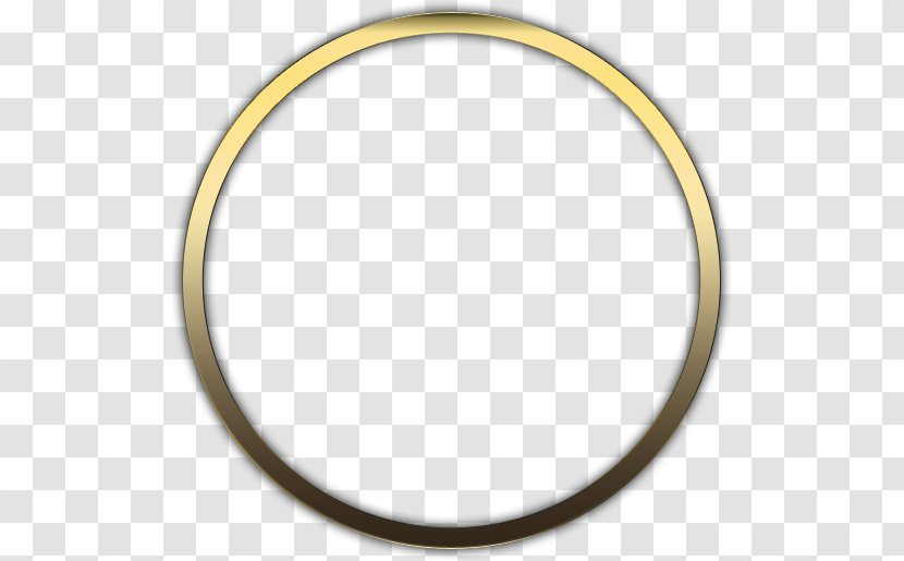 Circle Oval Material Yellow Body Jewellery - Gold Transparent PNG