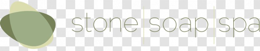 Logo Brand Green - Text - Spa Stones Transparent PNG