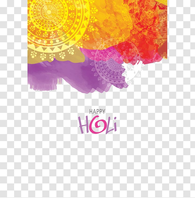 Holi Vector Graphics Festival Illustration Color - Colour Transparent PNG