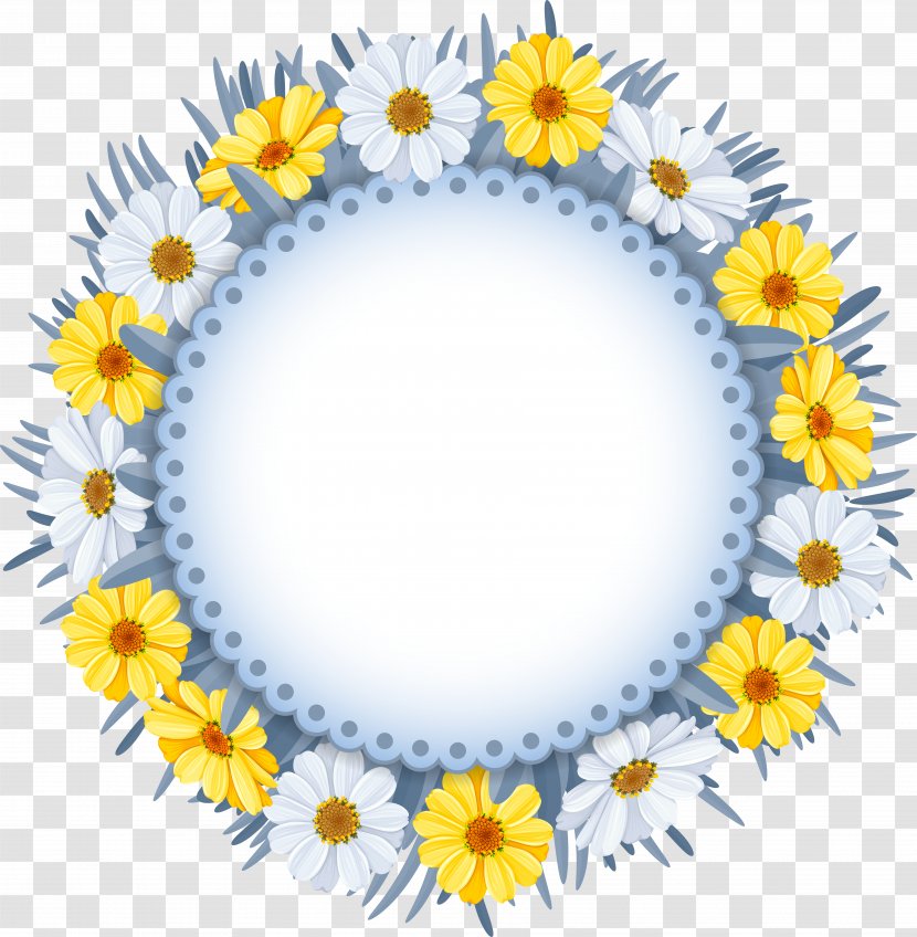 Flower Wreath Royalty-free Clip Art - Flowering Plant - Garland Chrysanthemum Transparent PNG