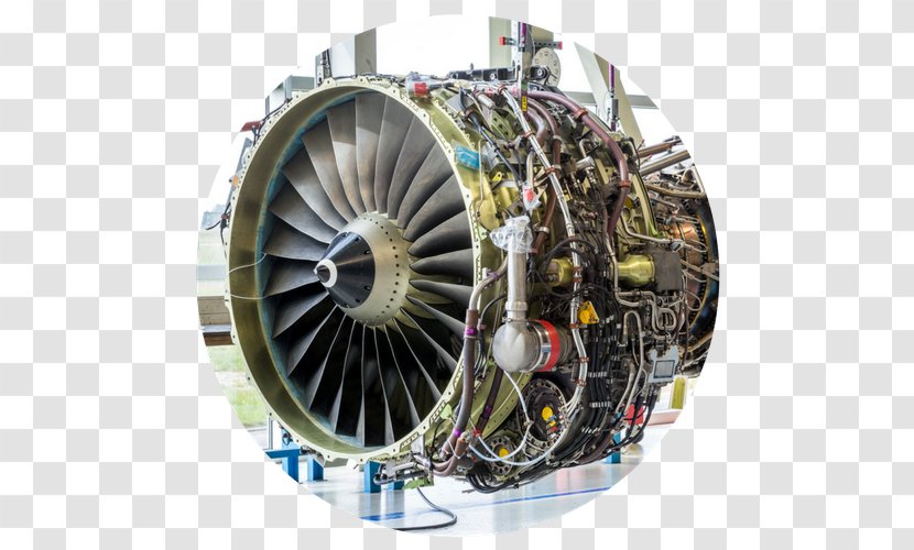 Airplane Aircraft Jet Engine Gas Turbine - Engineering - Aerospace Transparent PNG
