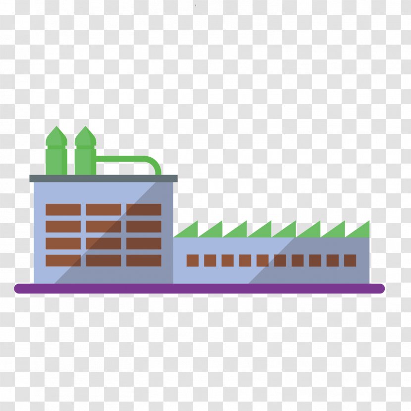 Euclidean Vector Icon - Green - Cartoon Chemical Small Building Coal Power Plant Transparent PNG