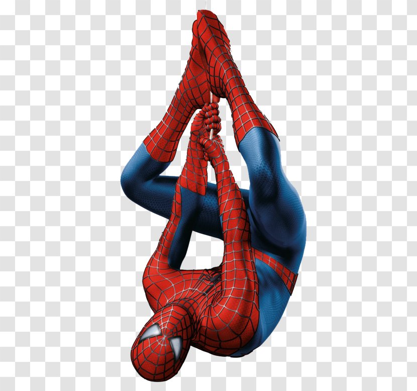 Spider-Man Iceman - Electric Blue - Peter Parker Transparent PNG