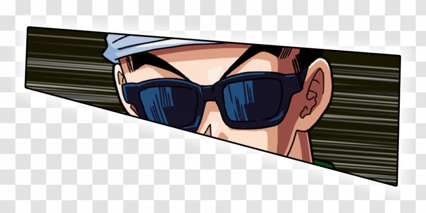 Dragon Ball Z Dokkan Battle Character Z: Budokai Hero Sunglasses - Goggles Transparent PNG