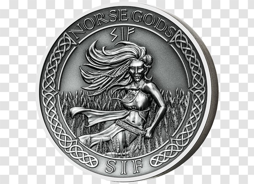 Sif Odin Loki Coin Norse Mythology - Ragnarok Transparent PNG