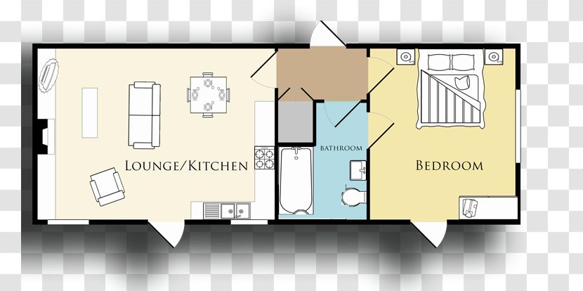 3D Floor Plan Architecture House - Bamburgh Transparent PNG