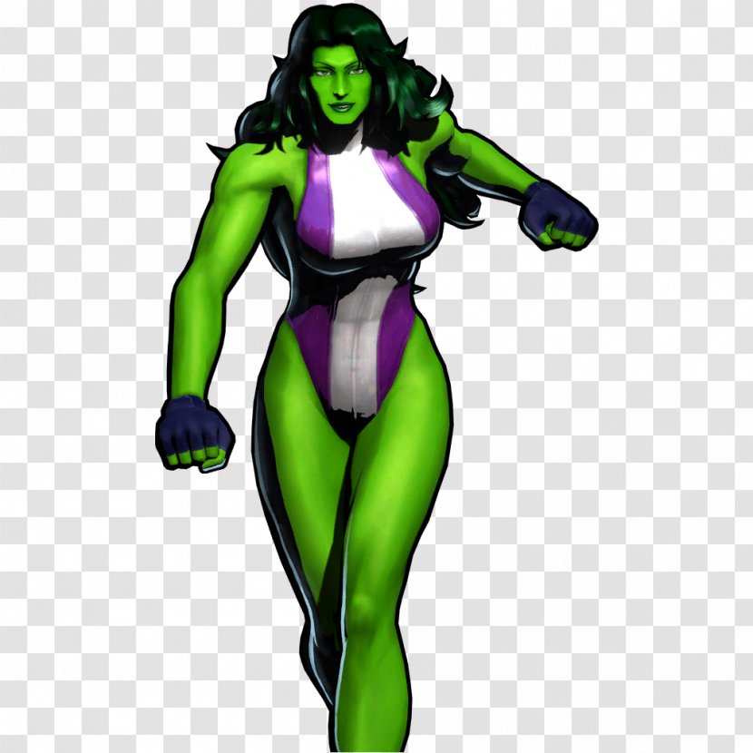 She-Hulk Marvel Vs. Capcom 3: Fate Of Two Worlds Betty Ross - Superhero - She Hulk Transparent Transparent PNG