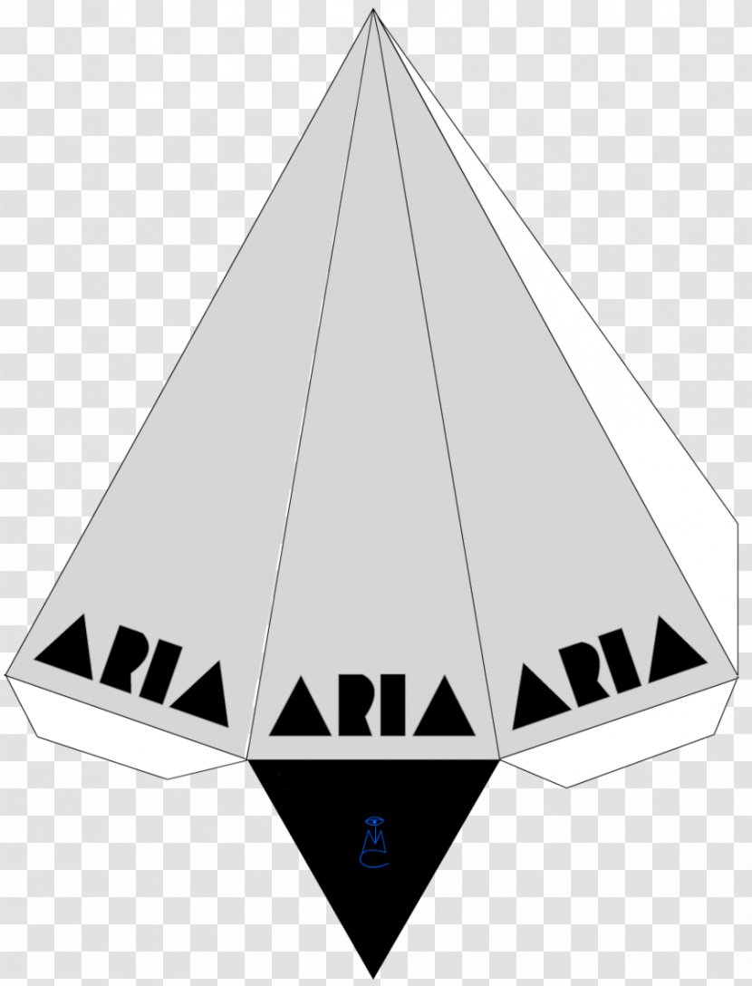 Triangle Logo Brand Font - Black M Transparent PNG