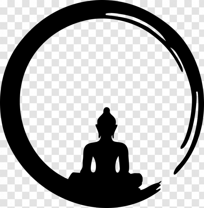 Zen Ensō Buddhism Buddhist Meditation Enlightenment - Ink Lord Buddha Transparent PNG