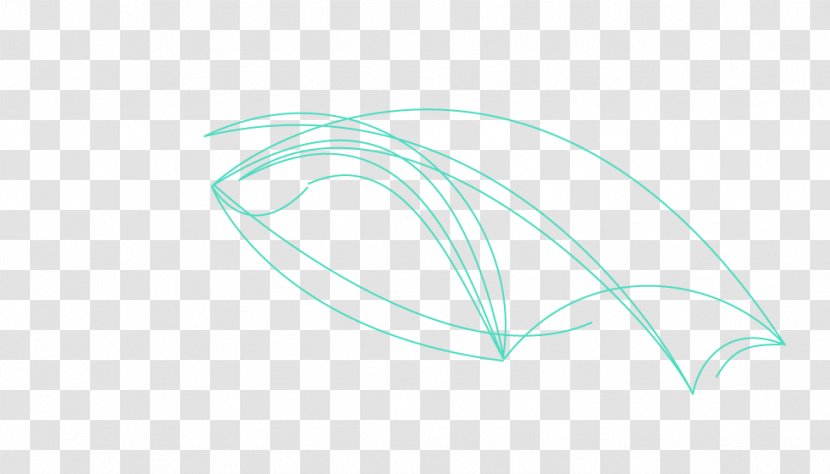 Feather Green Line - Leaf - Flight Route Transparent PNG