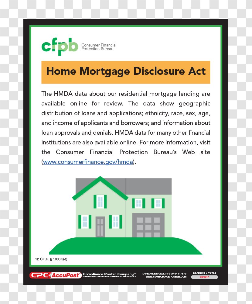 Home Mortgage Disclosure Act Loan Bank Insurance - Cooperative - Law Transparent PNG