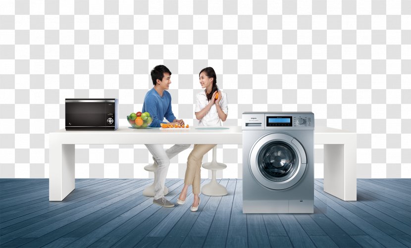 Washing Machine Icon - Clothes Dryer - Couple Home Life Transparent PNG