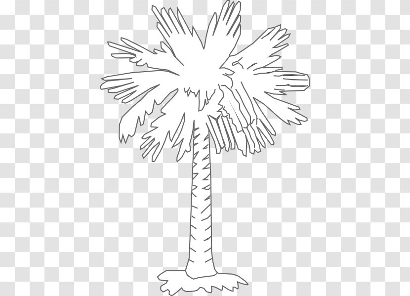 Flag Of South Carolina Sabal Palm Trees Clip Art - Wing - Tree Status Transparent PNG