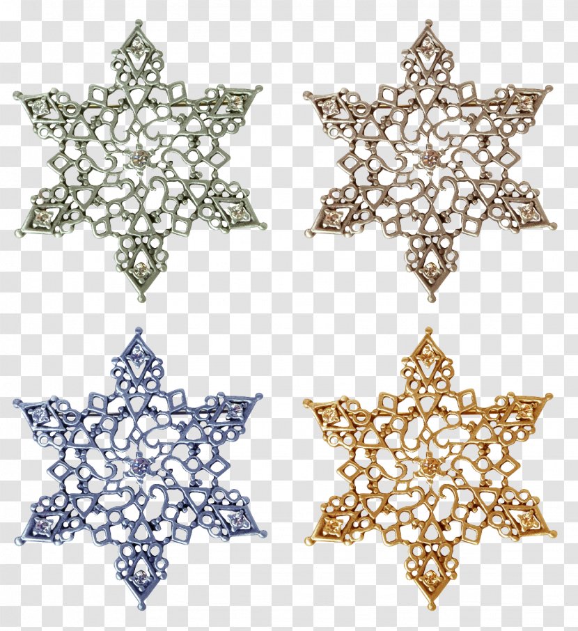 Symmetry Pattern Clip Art Прикраса - Jewellery - Snowflake Transparent Transparent PNG