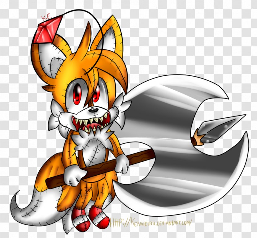 Tails Sonic The Hedgehog Drawing Fan Art - Frame - Doll Creepypasta Transparent PNG