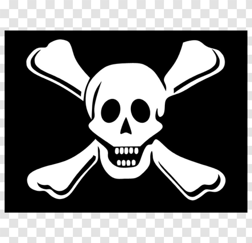 Jolly Roger Flown Flag Piracy Pirat - Bartholomew Roberts - Pirate Transparent PNG