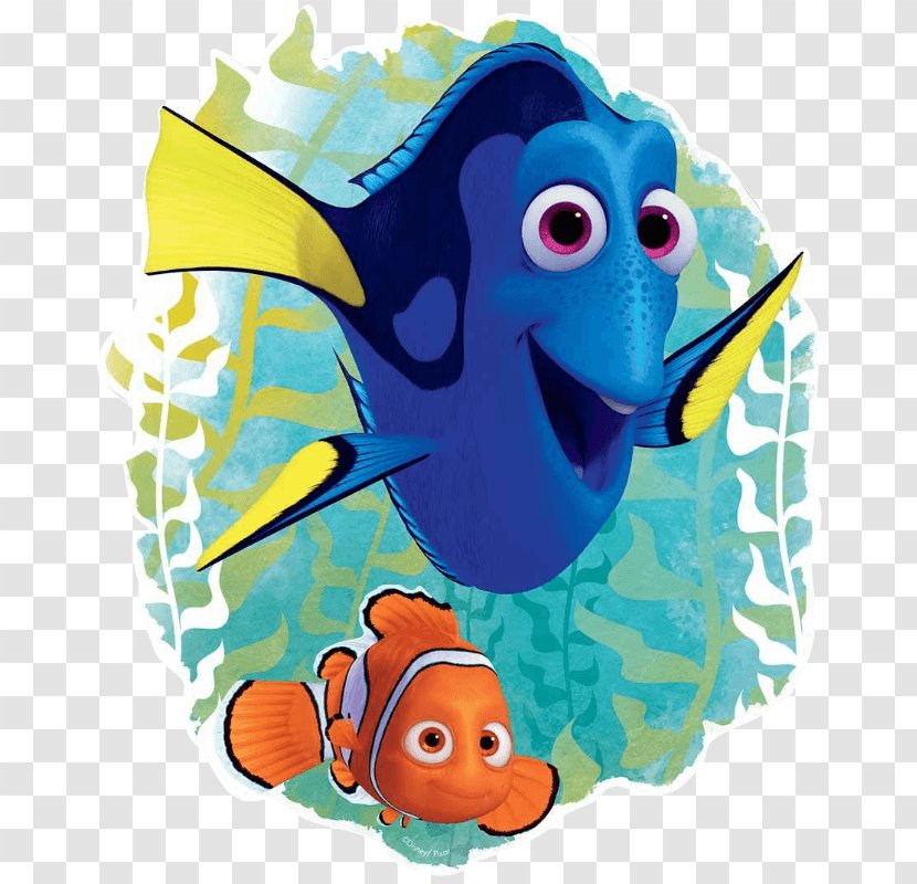 Wall Decal Finding Nemo Painting Art - Dory Disney Transparent PNG