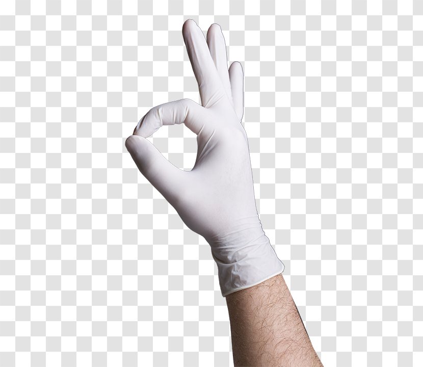 Thumb Hand Model Medical Glove - Safety Transparent PNG