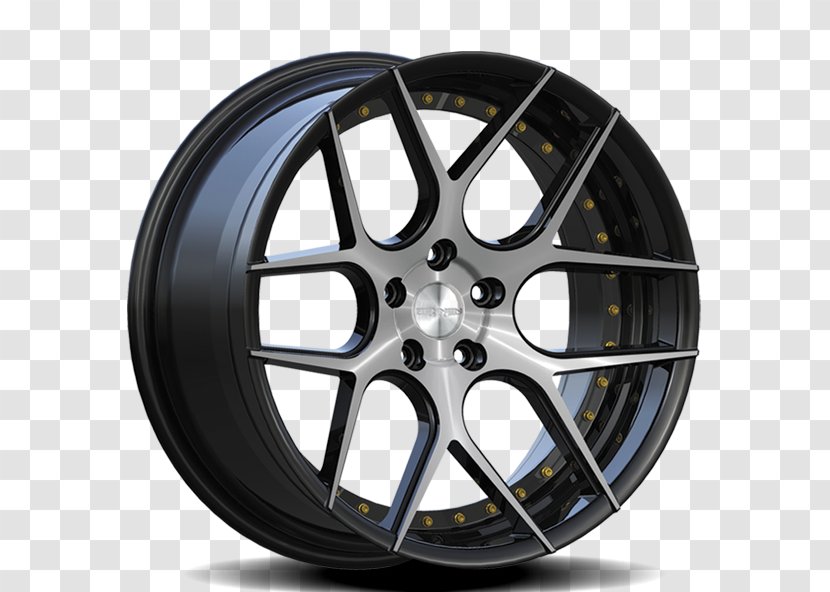 Car Wheel Tire Rim Spoke - Staggered Transparent PNG