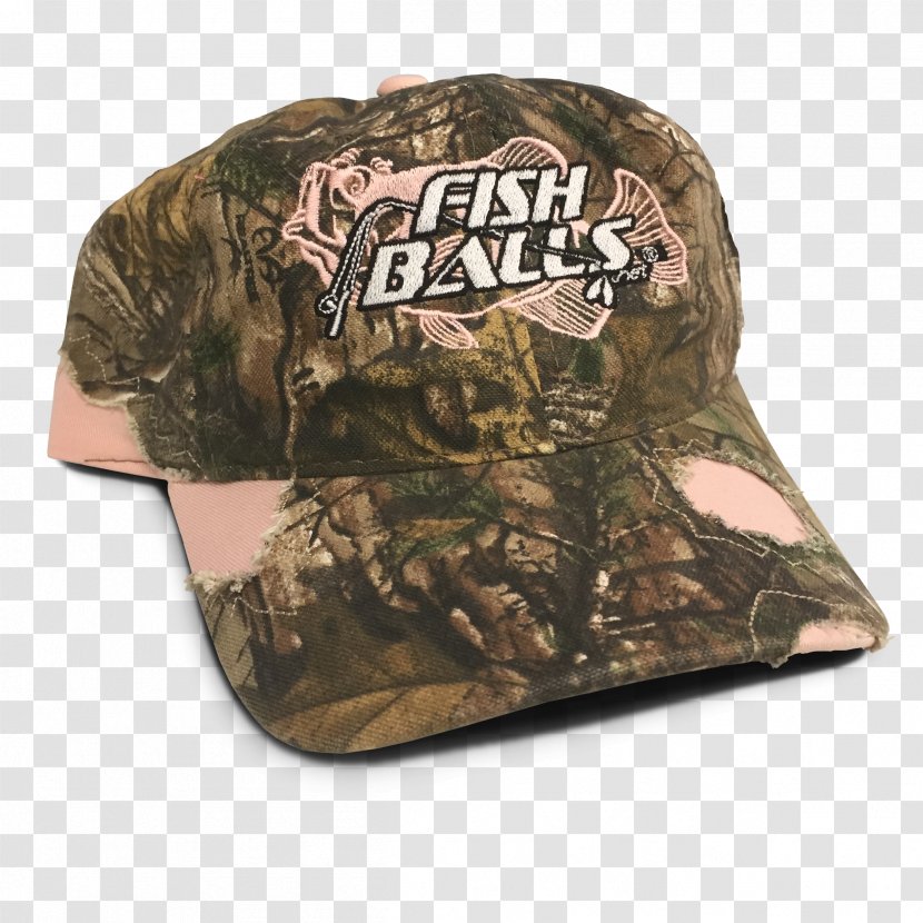 Baseball Cap Fish Ball Military Camouflage Transparent PNG