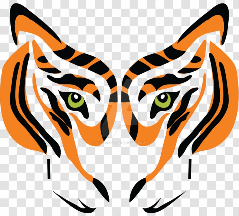 Tiger Logo Graphic Design - Poster - Fire Transparent PNG
