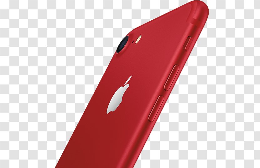 Apple IPhone 7 Product Red Smartphone Transparent PNG