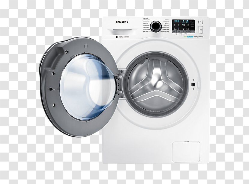 Washing Machines Samsung Clothes Dryer Laundry - Machine - Front Loader Transparent PNG
