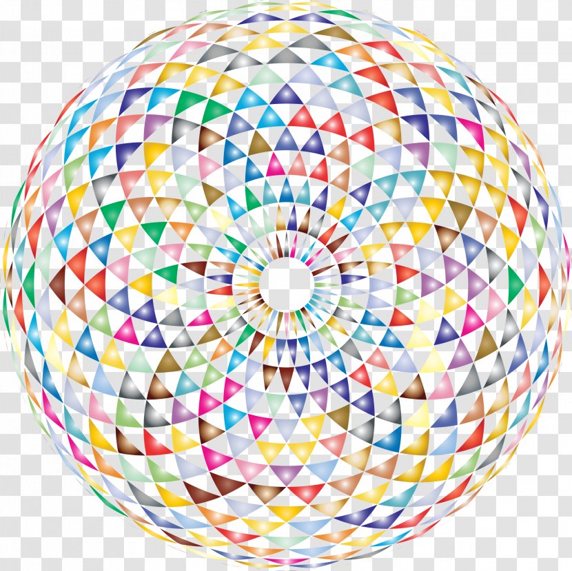 Circle Geometry Clip Art - Toroid - Mandala Contour Transparent PNG
