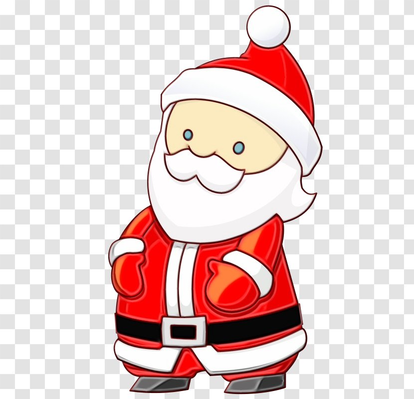 Santa Claus Cartoon - Paint - Interior Design Garden Gnome Transparent PNG