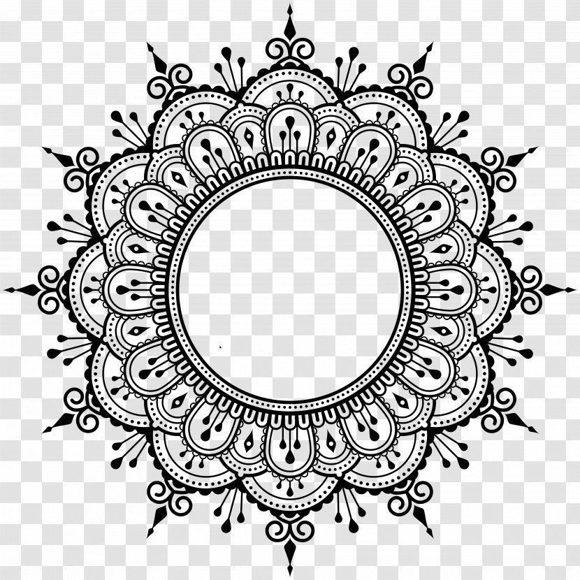 Mehndi Henna Mandala - Shape - Design Transparent PNG